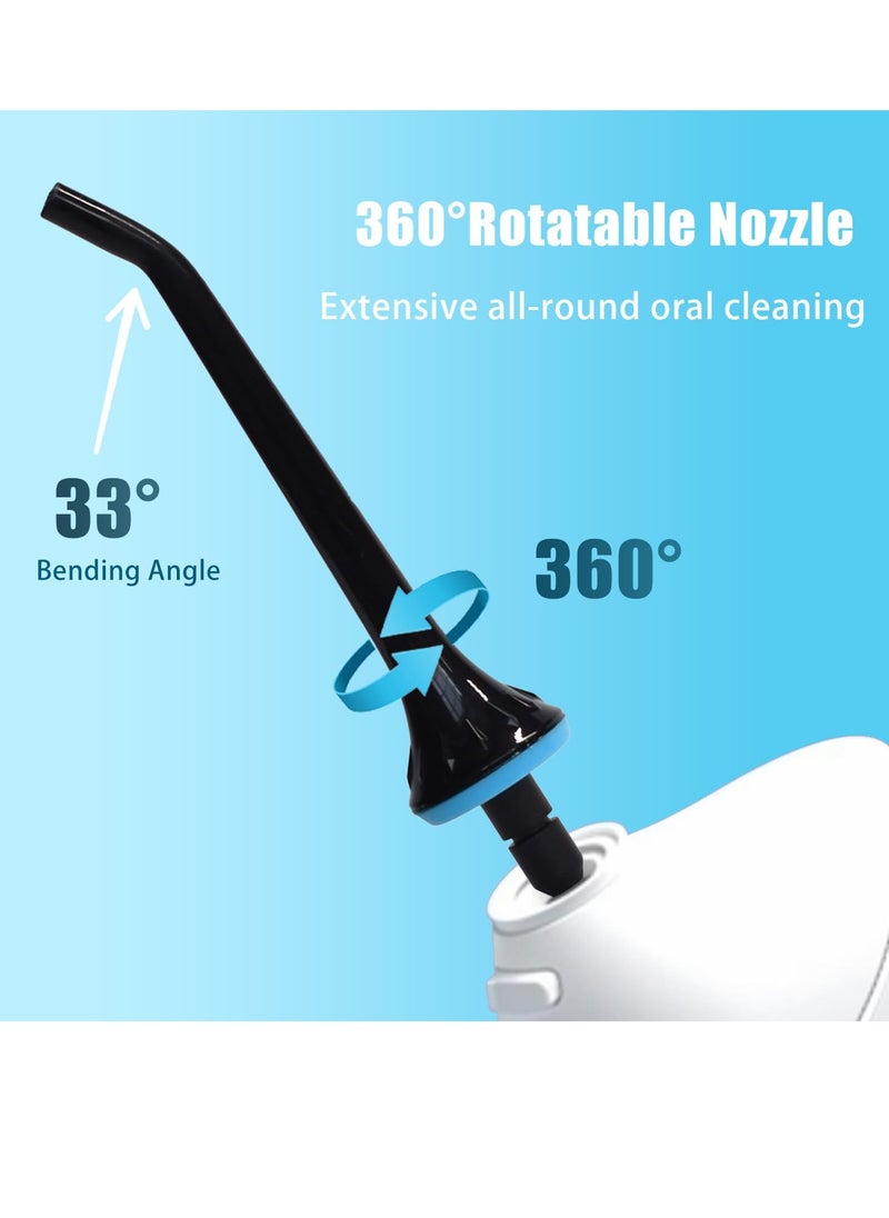 Replacement Tips for Oralfree,Nicwell,Nicefeel,COSLUS,Mospro,Zerhunt Water Flosser, Oral Irrigator Jet Tip Nozzel Black, 3 Pack