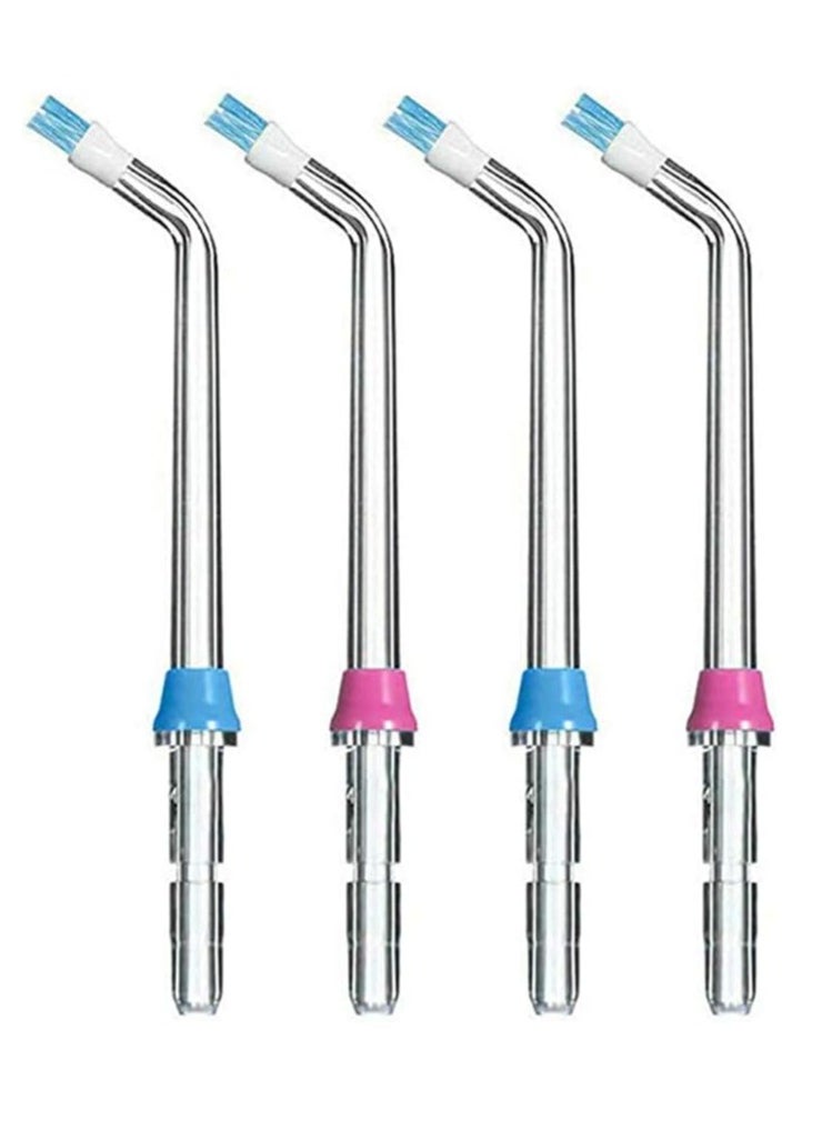 Plaque Seeker Replacement Tips Compatible with Waterpik Water Flossers and Other Brand Oral Irrigators, Water Flosser Tip Replacement, Plaque Remove Brisles Tips(4-Pack)