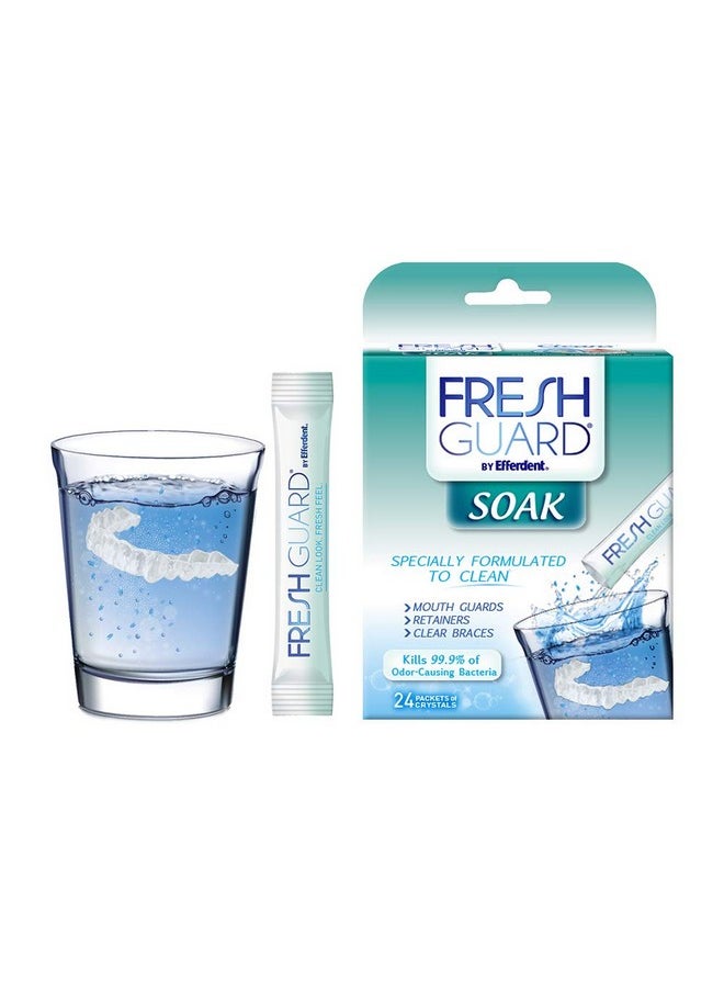 Soak By Efferdent For Retainers & Clear Braces, Original Version, 24 Count