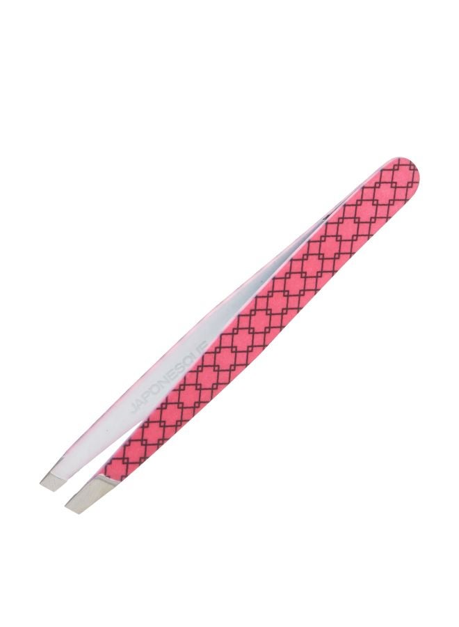 Stainless Steel Tweezers Pink/Black