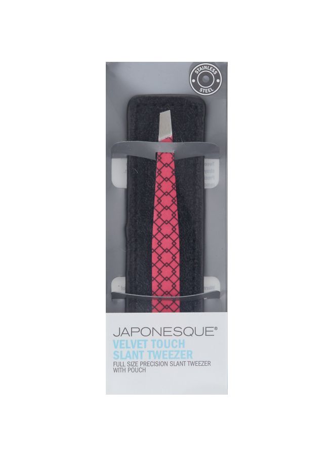 Stainless Steel Tweezers Pink/Black