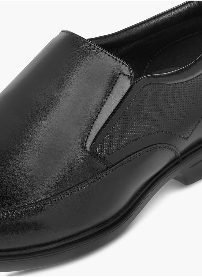 Mens Panelled Slip-On Loafers