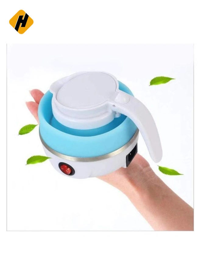 Mini Travel Winter Outdoor Portable Electric Kettle Foldable Kettles Food Grade Silicone Small Size Home Household Silicone Kettle Convenient Safe Quick Multipurpose Utility Tool