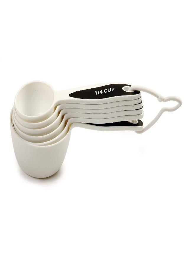Norpro Grip-Ez Measuring Cup Set Of 6 New Bpa Free Plastic Comfortable Grip, White