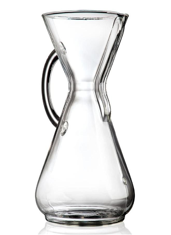 Chemex Pour-Over Glass Coffeemaker - Glass Handle Series - 10-Cup - Exclusive Packaging