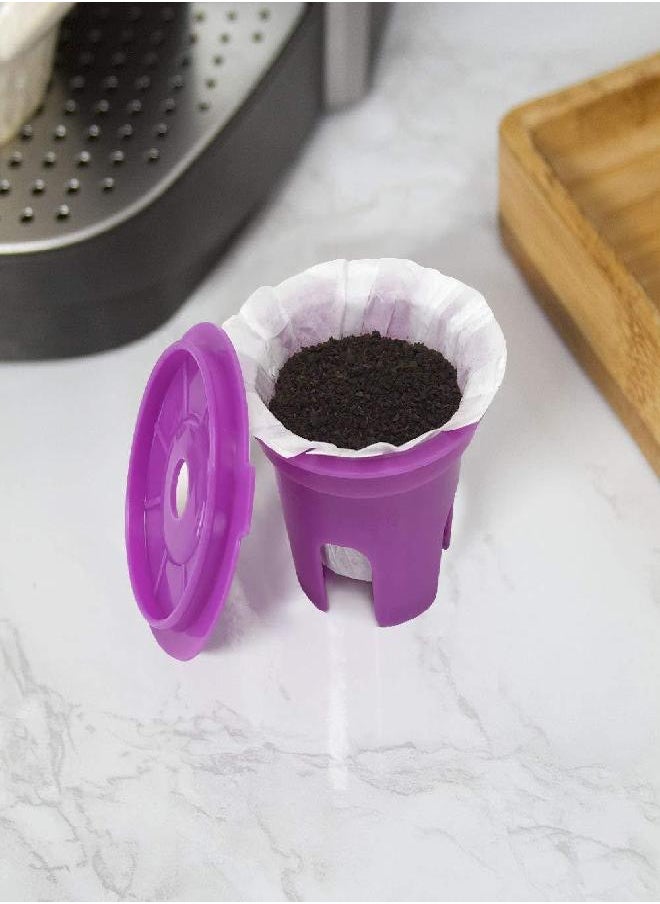 Cafe Filters Paper Liners for Reusable K Cup Coffee Pods by Perfect Pod - Fits All Brands, Compatible With All Refillable Capsules - Disposable Paper Filters (100-Ct)
