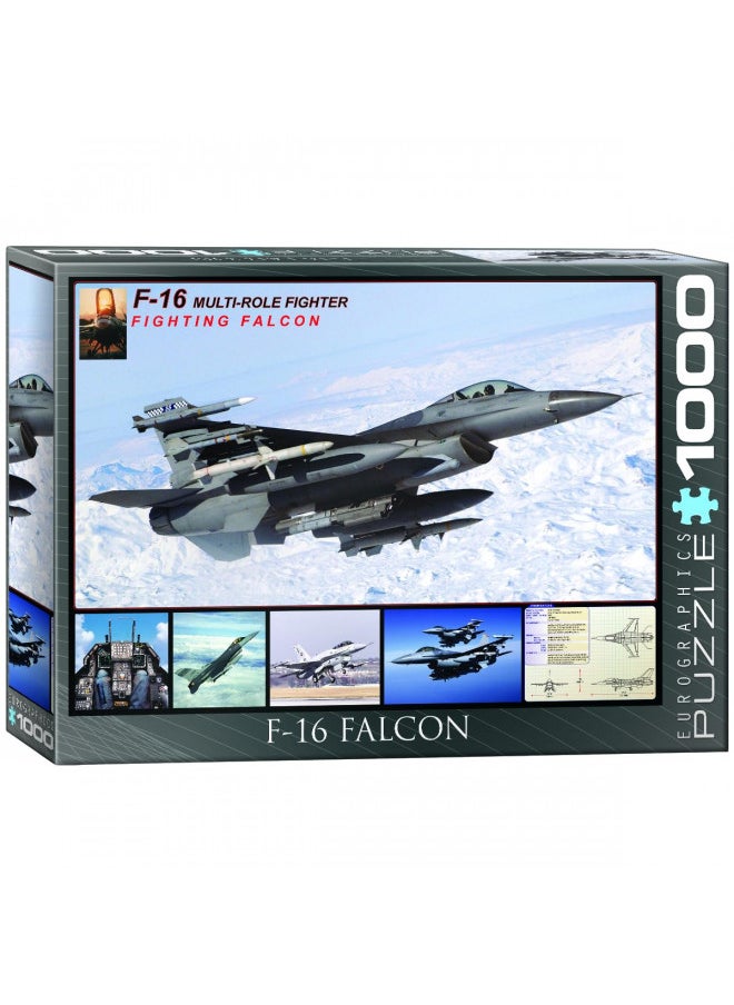 EuroGraphics F-16 Fighting Falcon Puzzle (1000-Piece), Model:6000-4956