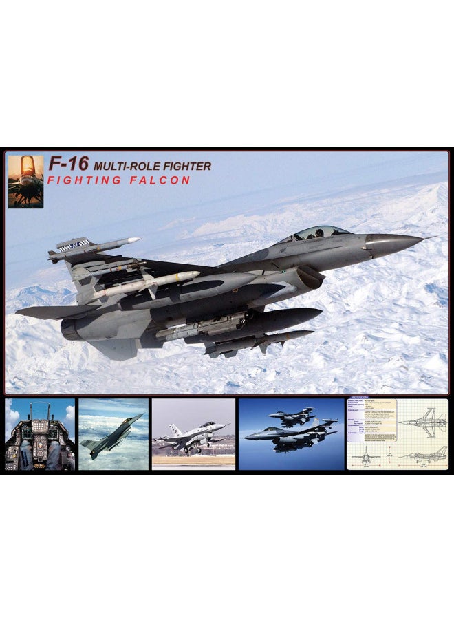 EuroGraphics F-16 Fighting Falcon Puzzle (1000-Piece), Model:6000-4956