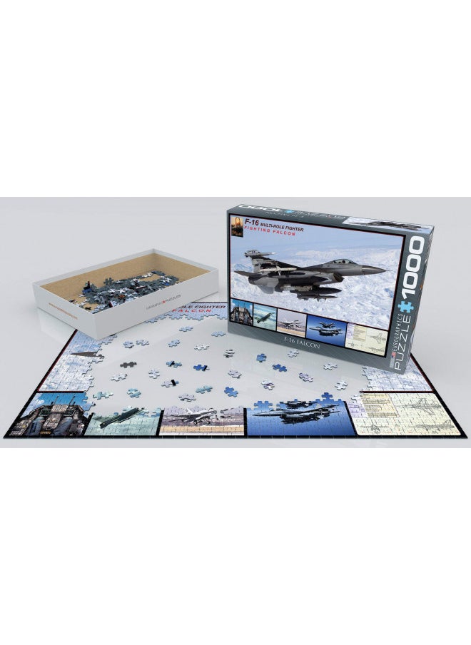 EuroGraphics F-16 Fighting Falcon Puzzle (1000-Piece), Model:6000-4956