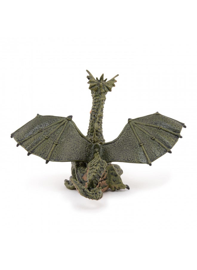 Winged Dragon with Fire (Winged Blue or Green Dragon; Colors may vary)