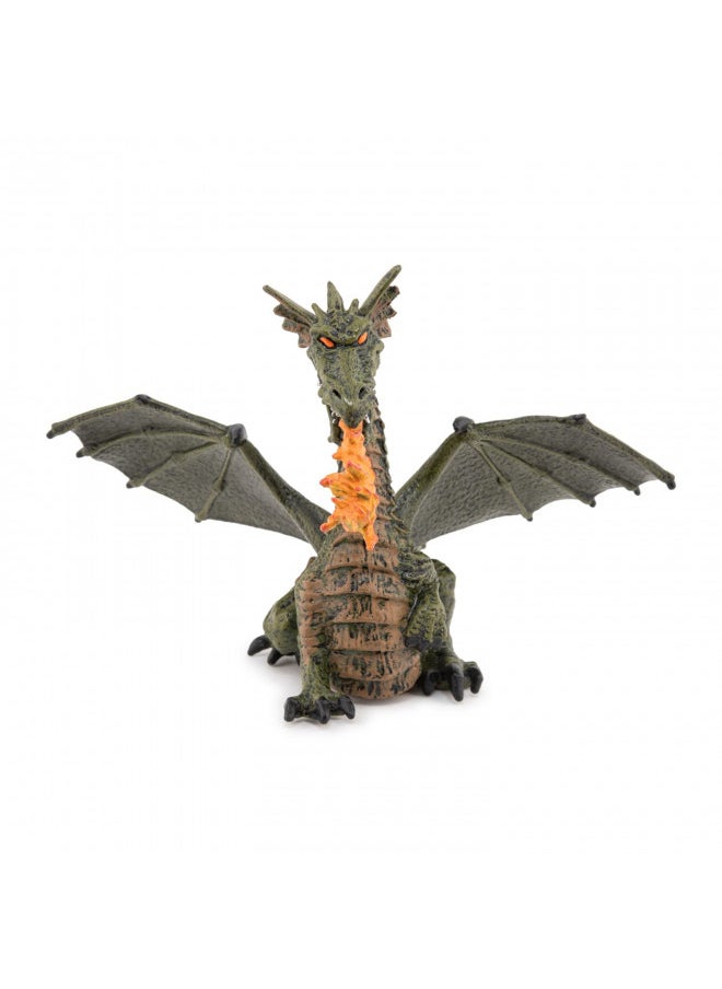 Winged Dragon with Fire (Winged Blue or Green Dragon; Colors may vary)