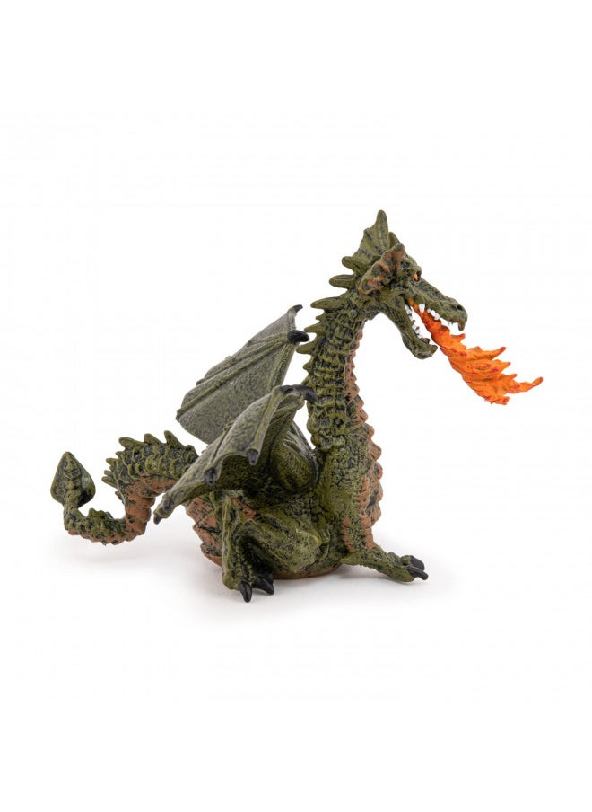 Winged Dragon with Fire (Winged Blue or Green Dragon; Colors may vary)