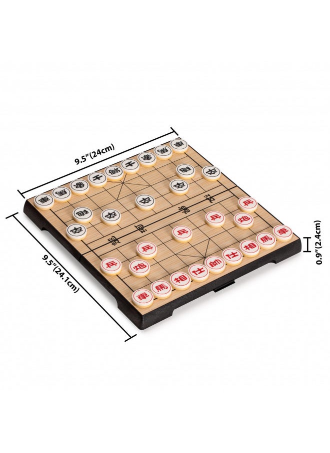 Chinese Chess (Xiangqi) Magnetic Travel Set (9.5 Inches)