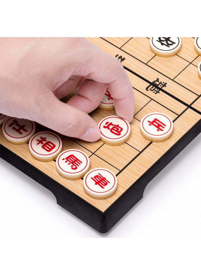 Chinese Chess (Xiangqi) Magnetic Travel Set (9.5 Inches)