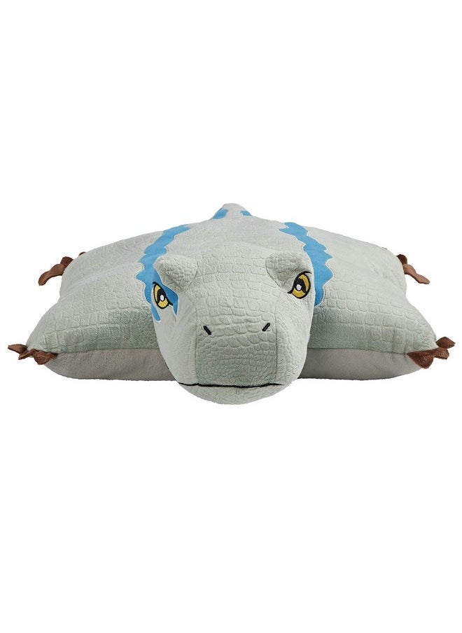 16” Blue Velociraptor Stuffed Animal, Jurassic World Dinosaur Plush Toy