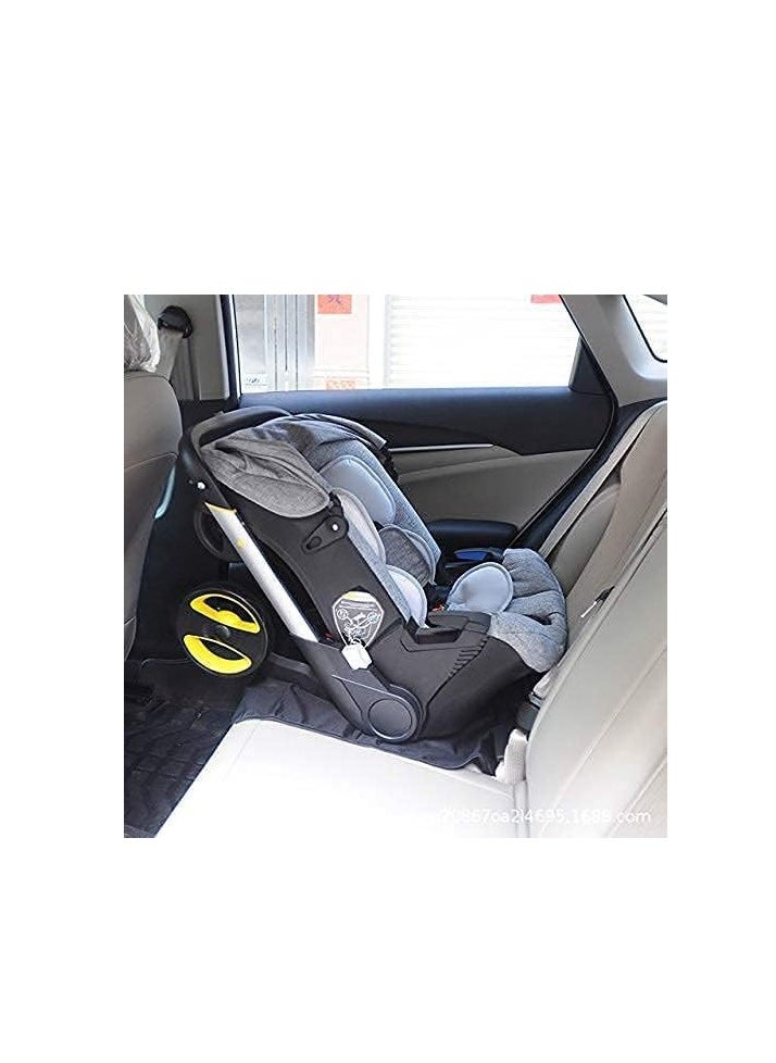 Baby Stroller Baby Car Safety Seat Suitable for Babies 0-4-12 Years Old Universal Rotatable Two-Way Installation