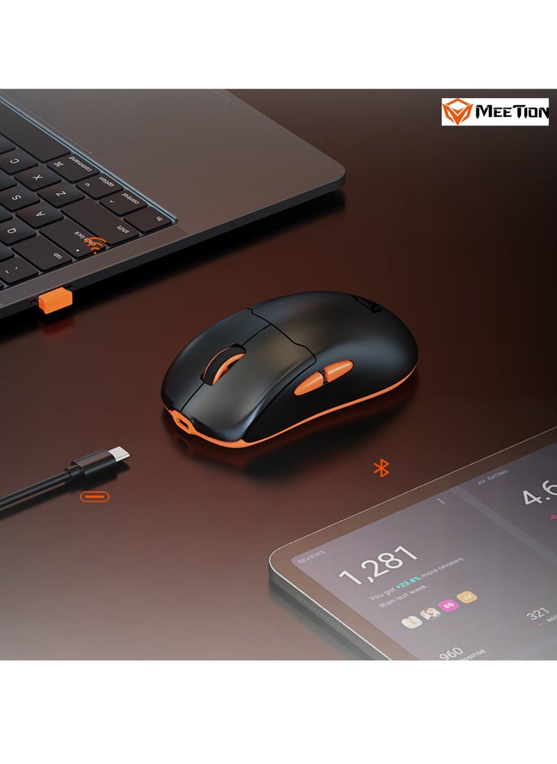 Meetion Air GW39 2.4G Wireless Gaming Mouse Tri-mode E-sports Notebook Desktop Computer PAW3395 Light weight Design Mouse Gamer