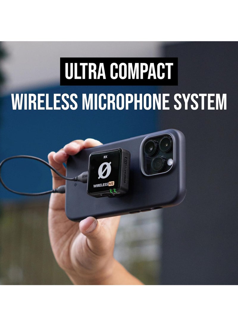 Rode Wireless Me Dual Set Ultra-Compact Wireless Microphone System With Built-In Microphones