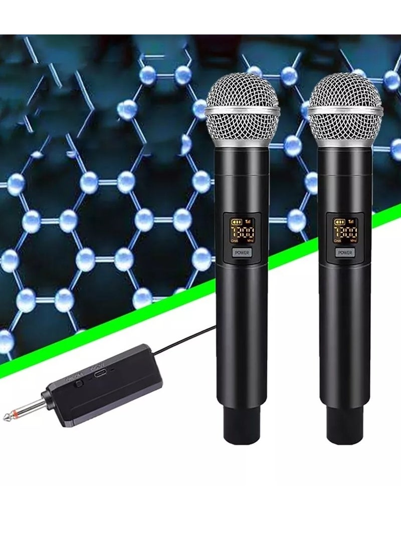 Wireless Microphone Professional Transmitter and Receiver System Universal