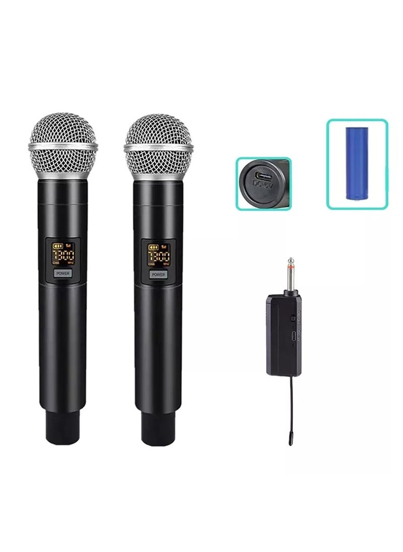 Wireless Microphone Professional Transmitter and Receiver System Universal