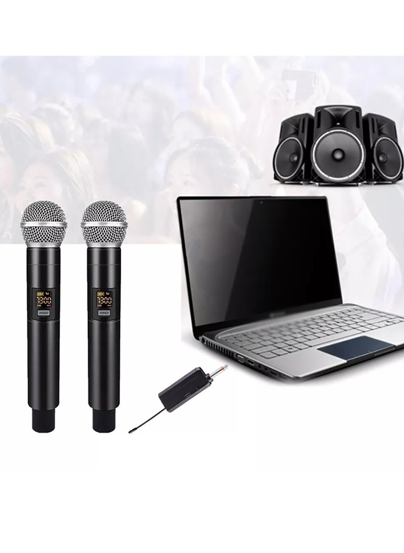 Wireless Microphone Professional Transmitter and Receiver System Universal