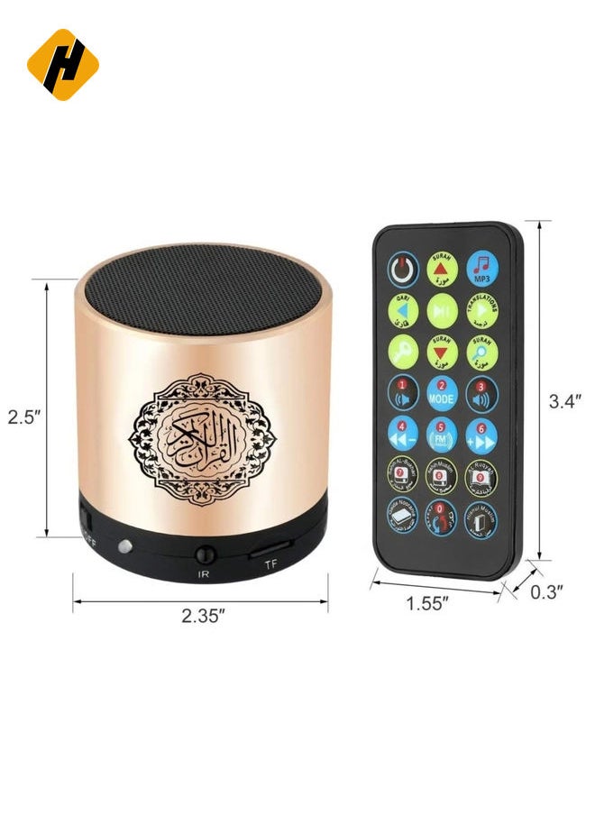 Remote Control Speaker Portable Quran Speaker MP3 Player 8GB TF FM Quran Koran Translator USB Rechargeable Speaker