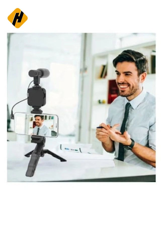 Smartphone Vlogging Kit With Tripod Stand