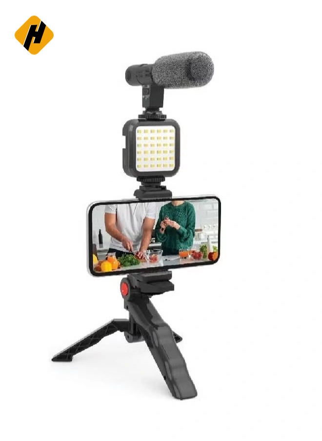 Smartphone Vlogging Kit With Tripod Stand