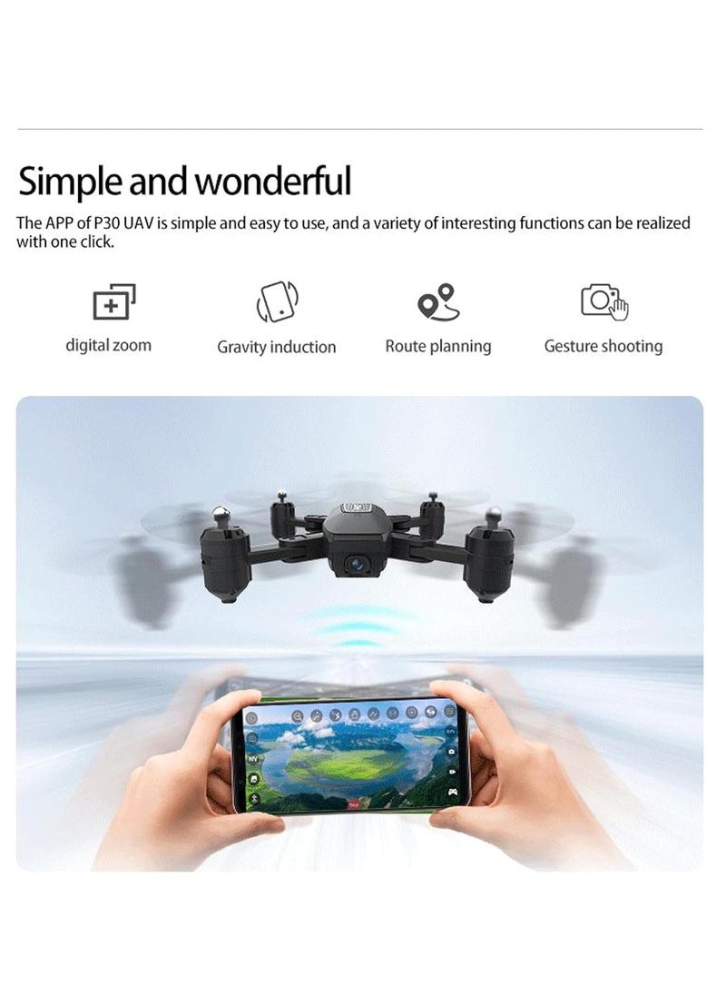 P30 Drone with 4K Dual Camera and Controller Smartphone Compatible