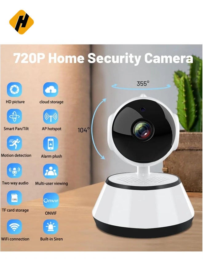 Indoor Surveillance Camera – 24/7 Monitoring with V380 PRO Baby Monitor, Night Vision, 2-Way Talk, Secure Storage & App Control