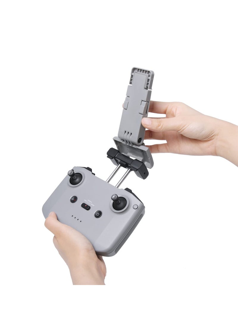 Controller Phone Mount Clip for NEO/Mini4 Pro/AIR3S Drone Accessories RC-N1/RC-N2/RC-N3 Remote Controller IPad Mount Holder Clamping Range 7.9-11in (Gray)