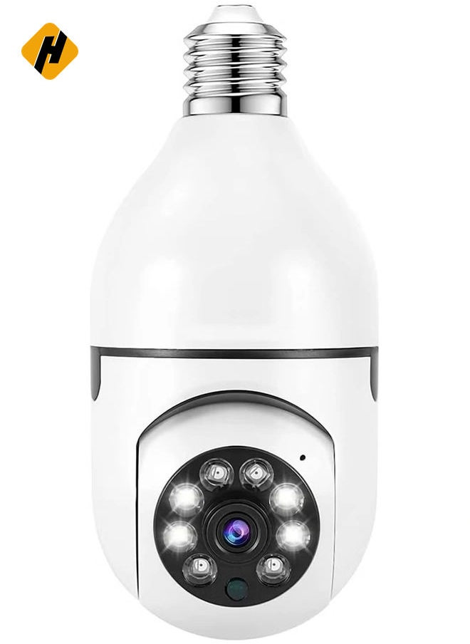 Wireless Security Camera - 1080P Wireless 360 Degree Floodlight Night Vision 5Ghz with Floodlight Human Motion Detection And Alarm