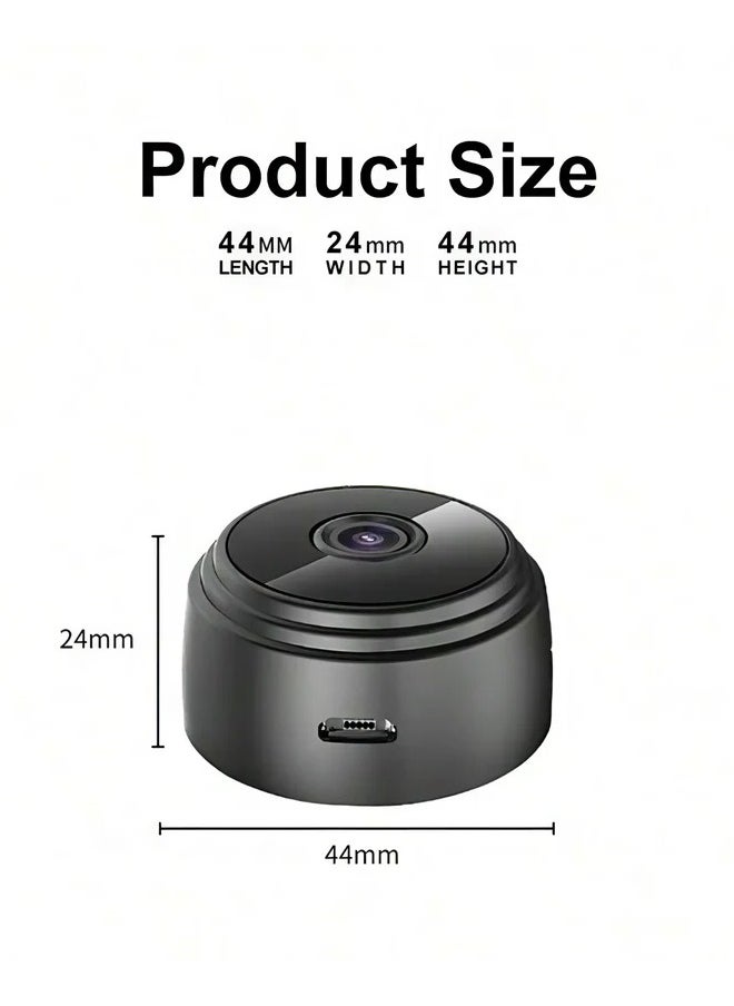 Home Mini Camera with Magnetic Back Cover 1080p 2 Way Voice Home Security Camera Infrared Night Vision Waterproof Camera for Home Office Courtyard and Pets Babys