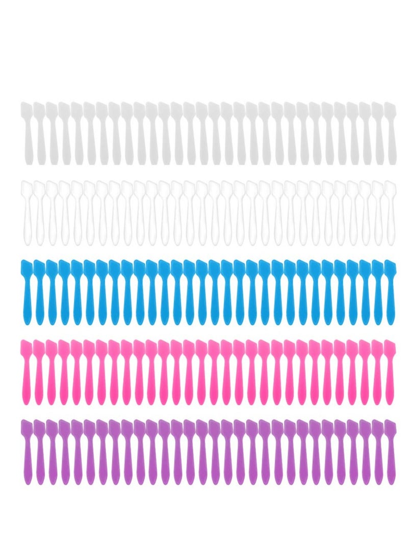 150 Pack MINI Makeup Spatulas, Reusable Cream Tip Spatulas Frosted Cosmetic Spatulas Scoops by Accmor