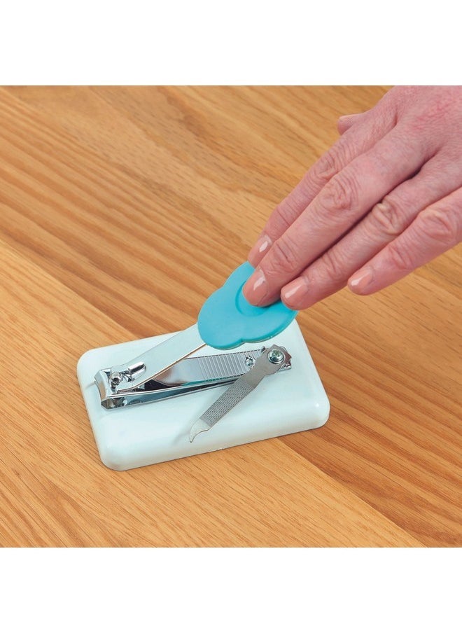 Peta Table Nail Clipper Pnc-3 - Mounted And Non-Slip - Plastic Base With Rubber Feet - For Anyone With Poor Hand Control, Weak Hand Strength And Tremors