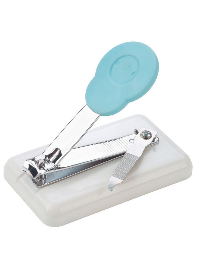 Peta Table Nail Clipper Pnc-3 - Mounted And Non-Slip - Plastic Base With Rubber Feet - For Anyone With Poor Hand Control, Weak Hand Strength And Tremors