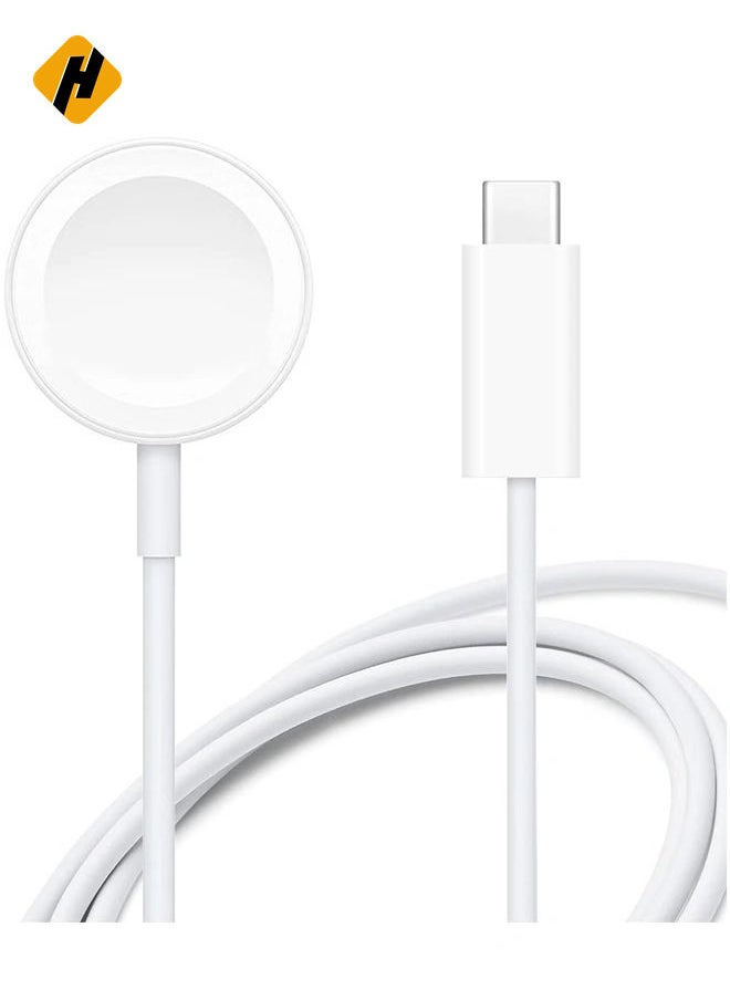 Wireless Charging Cable ET-WC22 for Apple Watch – 5V/0.35A, 1.0m, White – Fast and Efficient Charging Solution