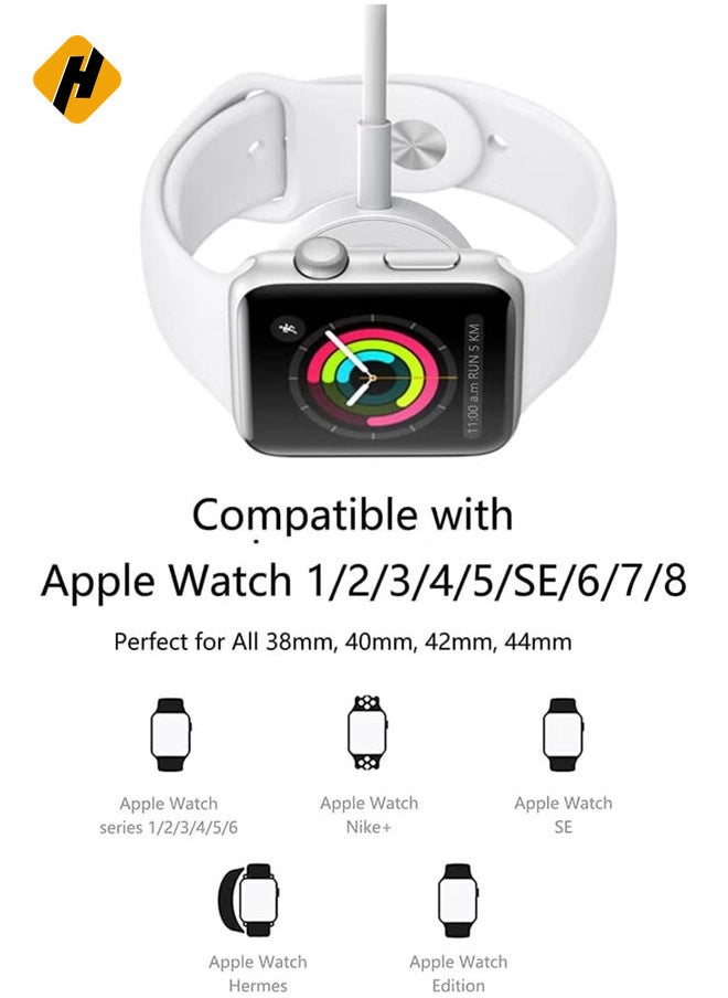 Wireless Charging Cable ET-WC22 for Apple Watch – 5V/0.35A, 1.0m, White – Fast and Efficient Charging Solution