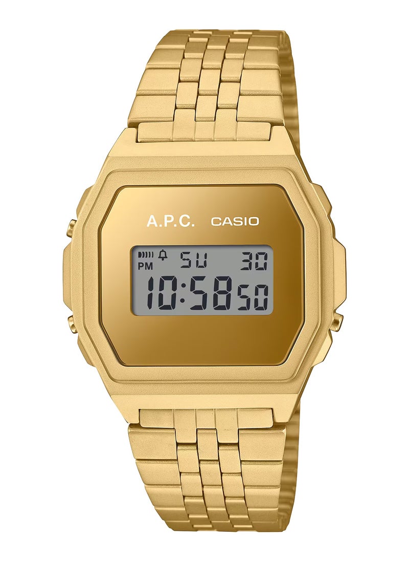 Vintage APC Collaboration Model Digital Stainless Steel Unisex Watch A1000ACG-9