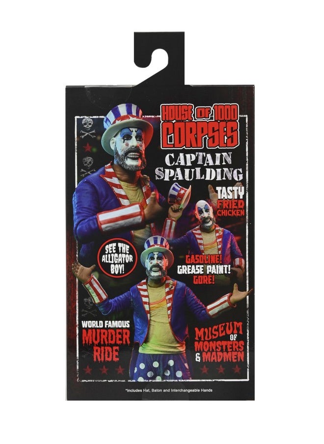 - House Of 1000 Corpses - 20Th Anniv. Capt. Spaulding 7 Inch Action Figure