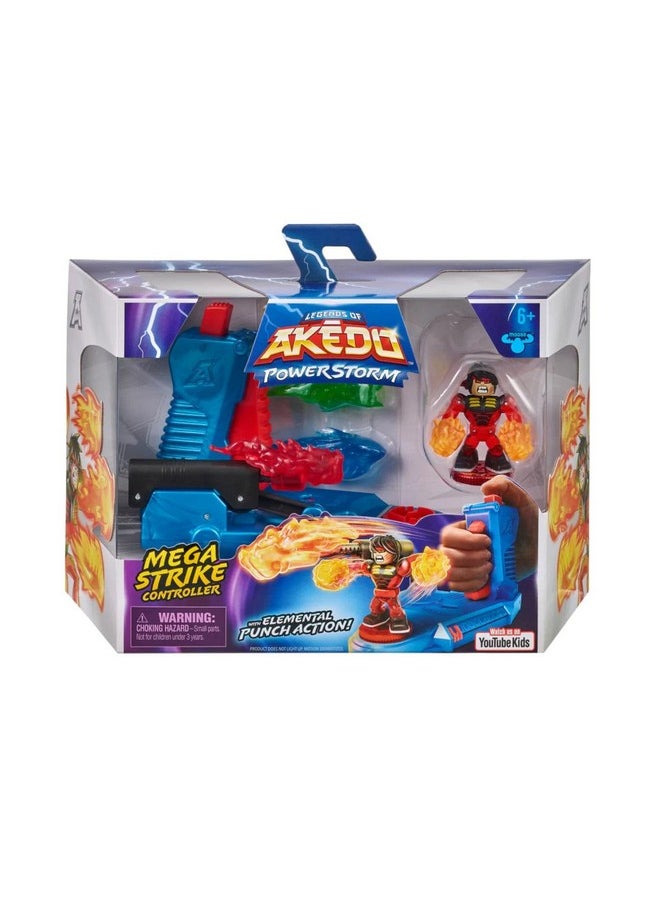 Ds Of Akedo Powerstorm Mega Strike Controller With Elemental Punch Action |Turbo Chux Action Figure | Amazon Exclusive