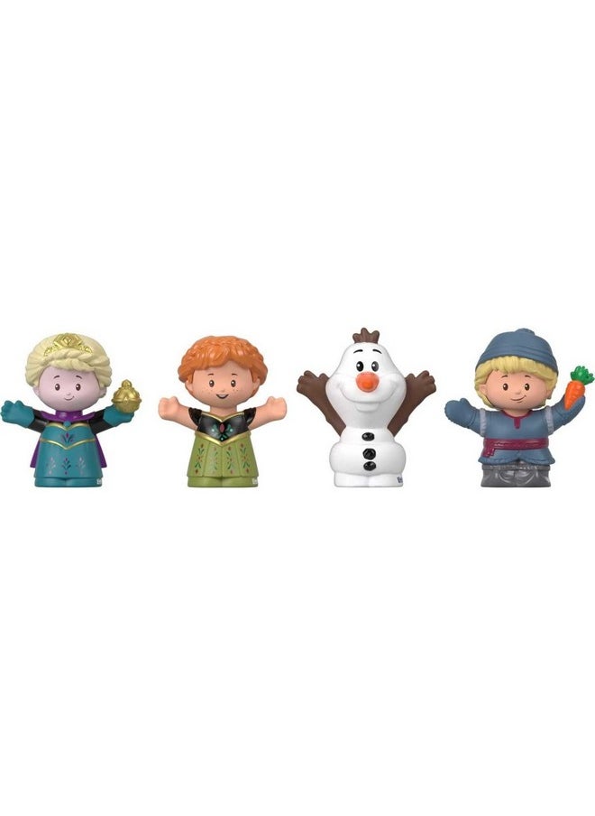 Little People Toddler Toys Disney Frozen Elsa & Friends Figure Set With Anna Kristoff & Olaf For Ages 18+ Months