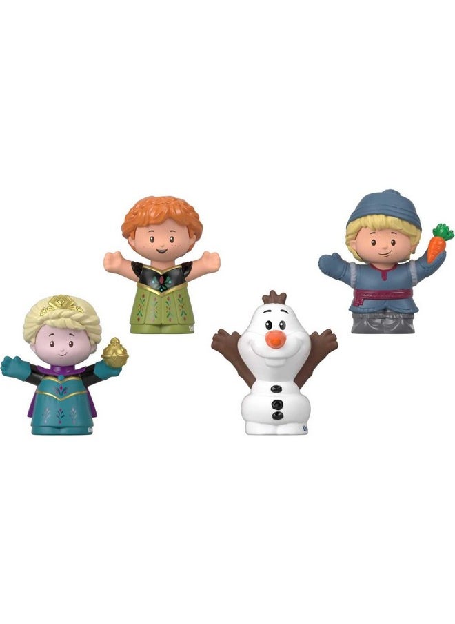 Little People Toddler Toys Disney Frozen Elsa & Friends Figure Set With Anna Kristoff & Olaf For Ages 18+ Months