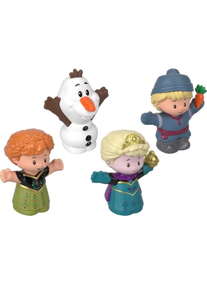 Little People Toddler Toys Disney Frozen Elsa & Friends Figure Set With Anna Kristoff & Olaf For Ages 18+ Months