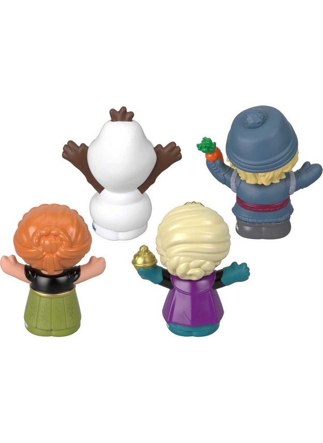 Little People Toddler Toys Disney Frozen Elsa & Friends Figure Set With Anna Kristoff & Olaf For Ages 18+ Months