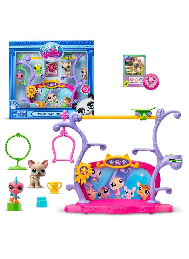 , Pets Got Talent Play Set - Gen 7, Pets #67 & #66, Authentic Lps Bobble Head Figure, Collectible Imagination Toy Animal, Kidults, Girls, Boys, Kids, Tweens Ages 4+