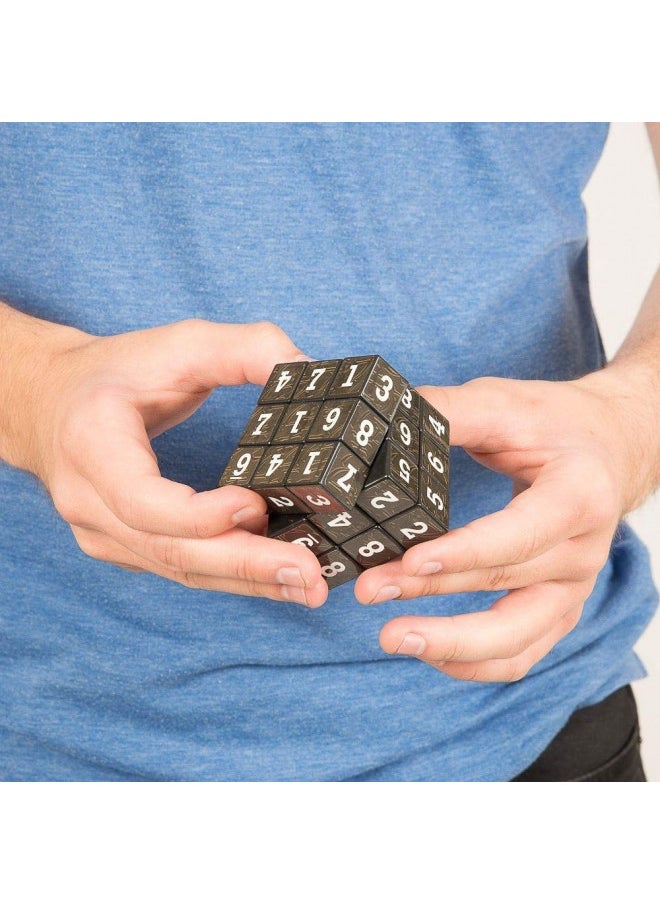 Loftus Sudoku Puzzle Cube - A Fun Portable Take On The Classic Sudoku Game - Can You Solve All 6 Sides, Multicolor