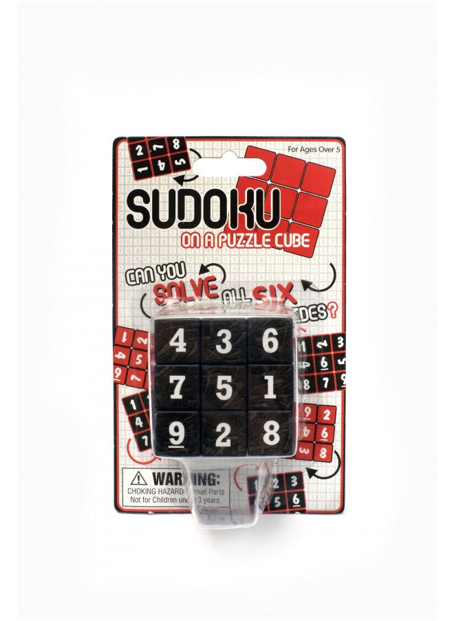 Loftus Sudoku Puzzle Cube - A Fun Portable Take On The Classic Sudoku Game - Can You Solve All 6 Sides, Multicolor