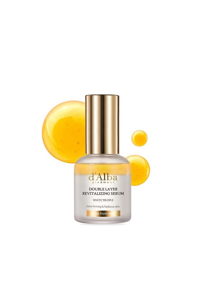Italian White Truffle Double Layer Revitalizing Serum, 100Hr Hydration, Hyaluronic Acid And Centella Asiatica, Skin Firming And Tightening, Long-Lasting Korean Skin Care (1.01 Fl.Oz)