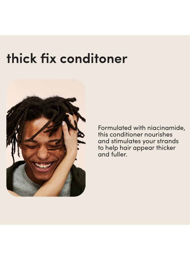 Hims Thick Fix Shampoo And Conditioner Set For Men- Thickening, Moisturizing, Reduces Shedding- Color Safe Hair Loss Shampoo And Conditioner- 2 Pack, 6.4Oz